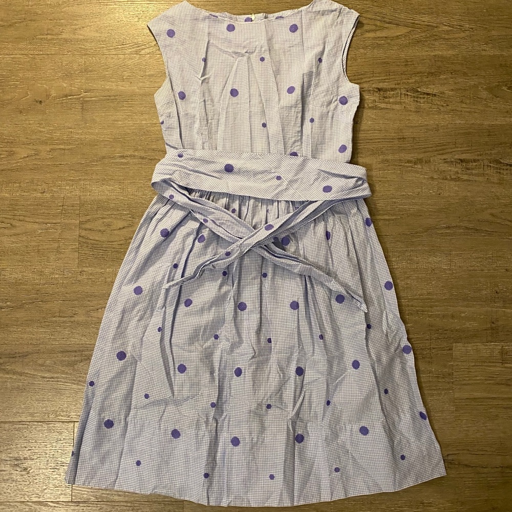 Purple Polka Dot Dress